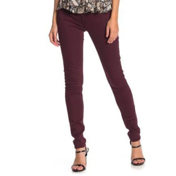 Hudson Jeans Denim - NEW Hudson Krista Bordeaux Ankle Skinny Jeans
